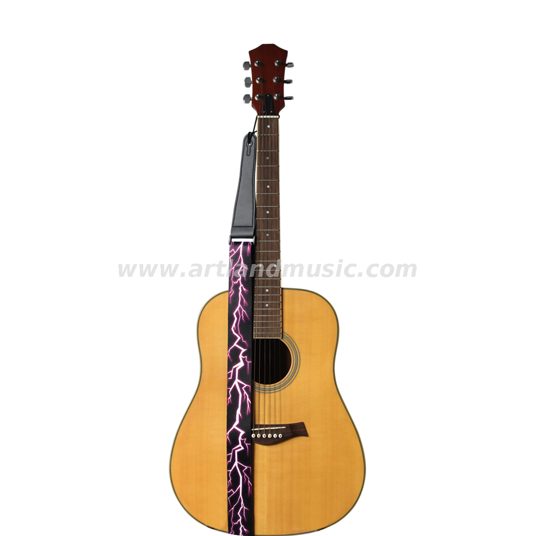 Tracolla per chitarra lampo viola (GSP01)