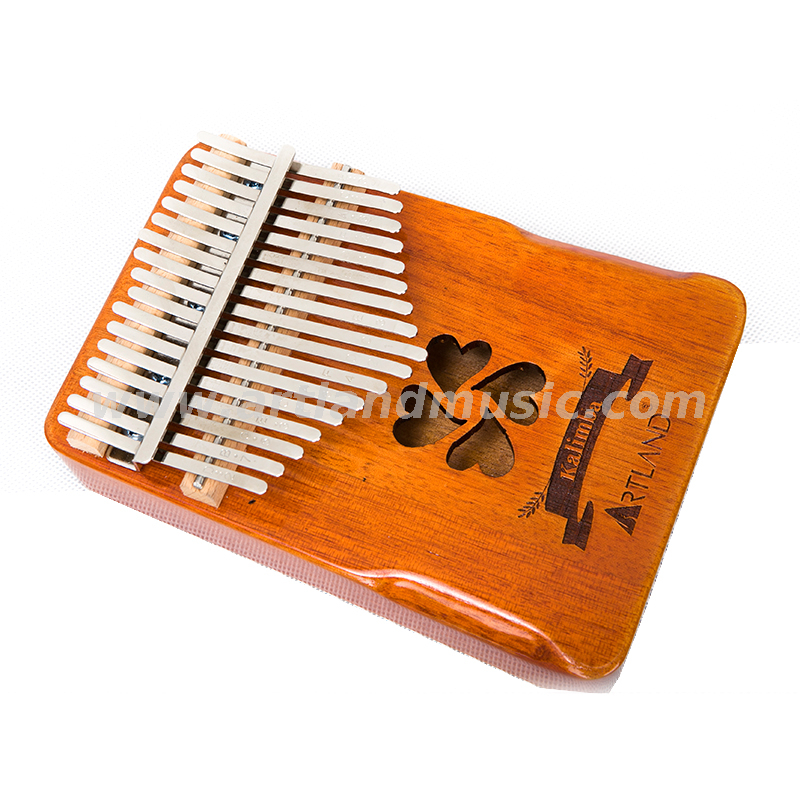 Paramano 17 tasti pianoforte a pollice in pino Kalimba, quadrifoglio (ATKM-1711)