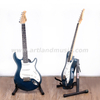 Supporto verticale per chitarra elettrica folk pieghevole a forma di A per chitarra (AGS-40b)