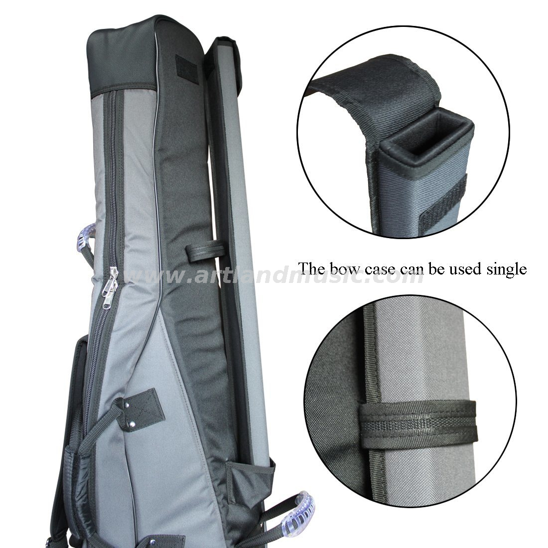 Resistente questa borsa per violoncello con custodia ad arco singolo (BGC220) 