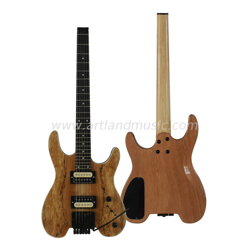Chitarra elettrica (EG030) Colore laccato lucido naturale