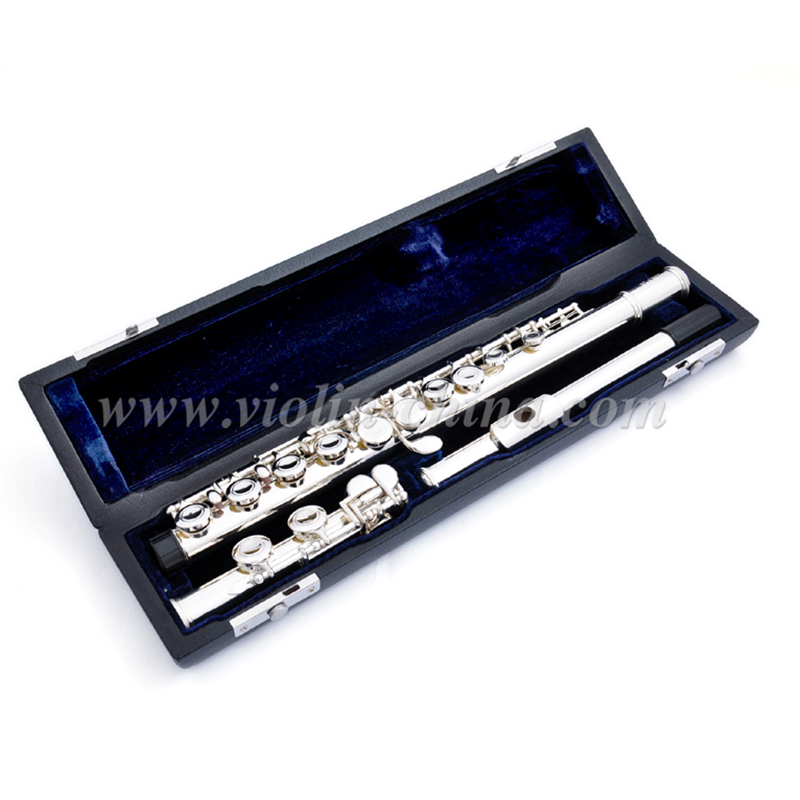 Flauto standard placcato argento a 16 fori chiusi (AFL5506)
