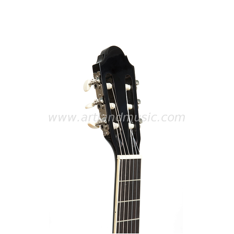 Chitarra classica rossa con fondo e lati superiori in tiglio (CG860R)