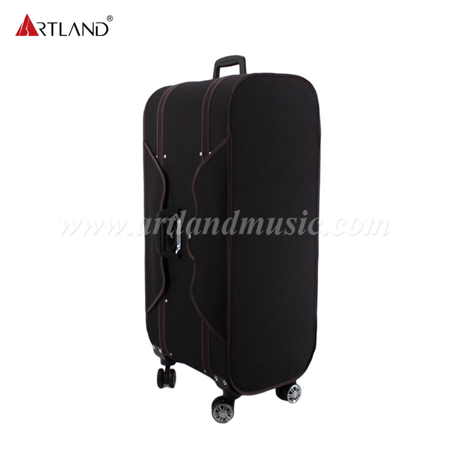 Custodia per violino tipo trolley in compensato rigido per 8 violini con ruote universali (DSV808)