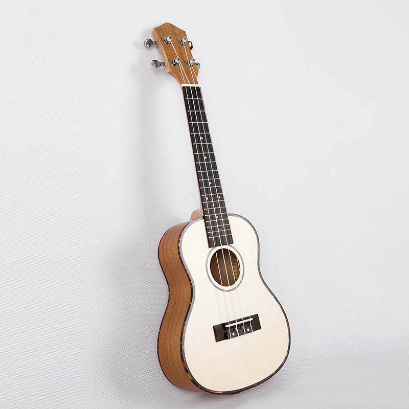 Ukulele in compensato 24' Colore naturale all'ingrosso (UKC250)