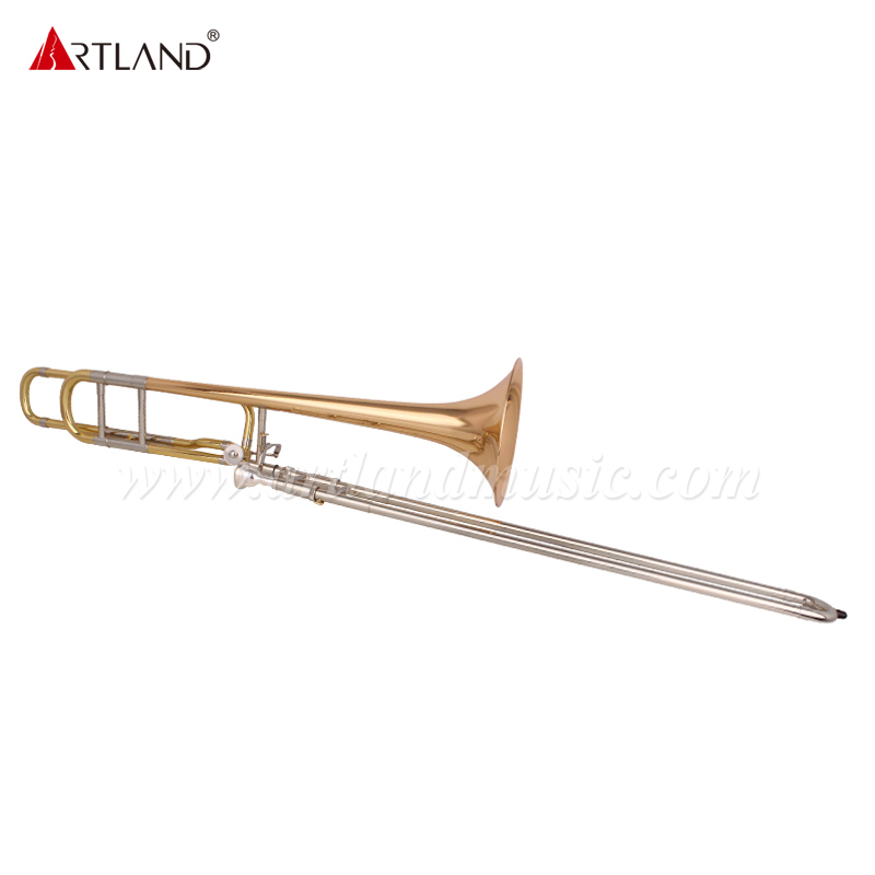 Trombone contralto laccato oro in Sib/Fa (ASL-802)