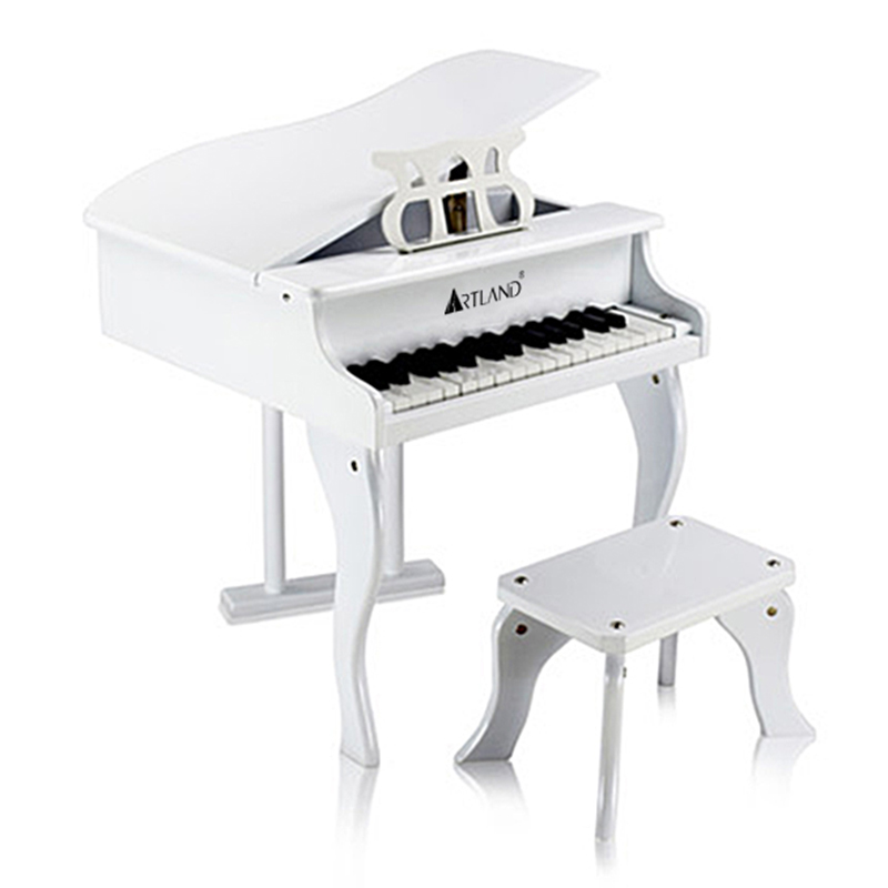 Strumento per pianoforte per bambini/giocattolo Rosa Bianco Nero