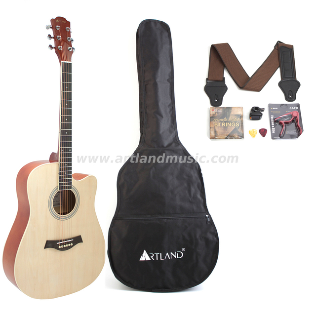 Chitarra acustica laterale e posteriore superiore in tiglio da 41'' (AG4110)