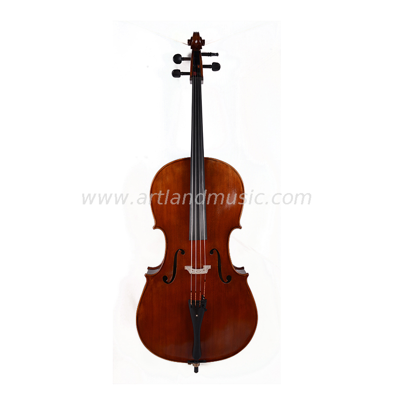 Violoncello fatto a mano con bella fiamma di alta qualità (AC500)
