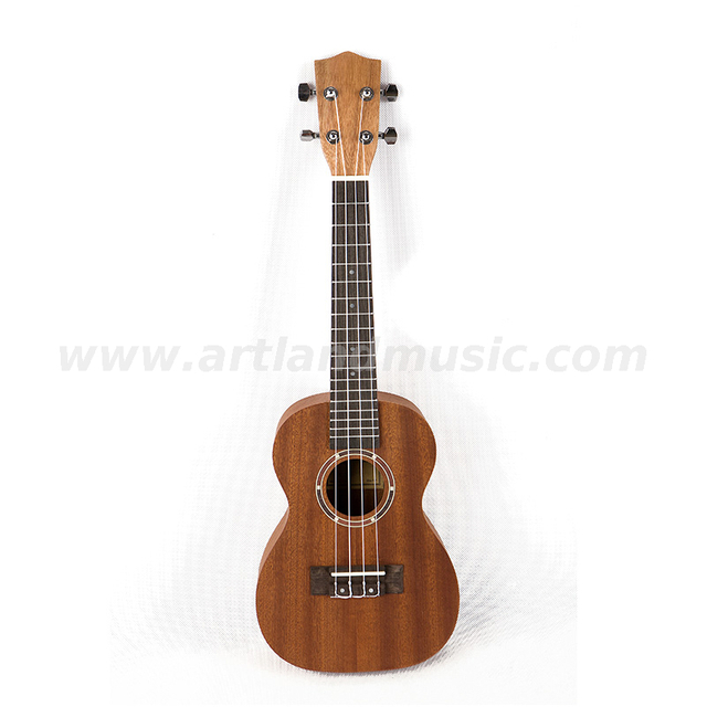 Ukulele in compensato 24' Colore naturale all'ingrosso (UKC500)