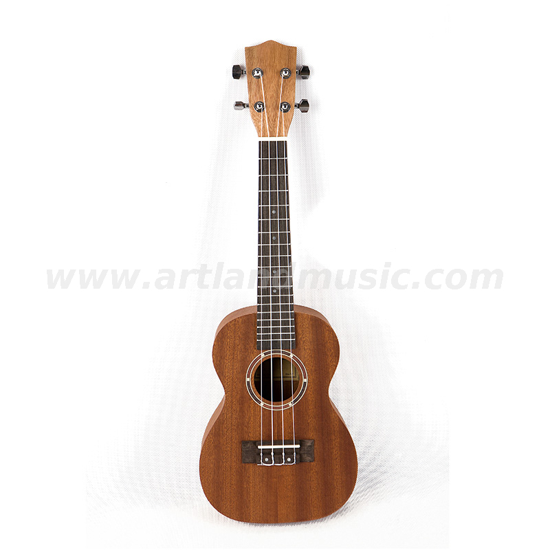 Ukulele in compensato 24' Colore naturale all'ingrosso (UKC500)