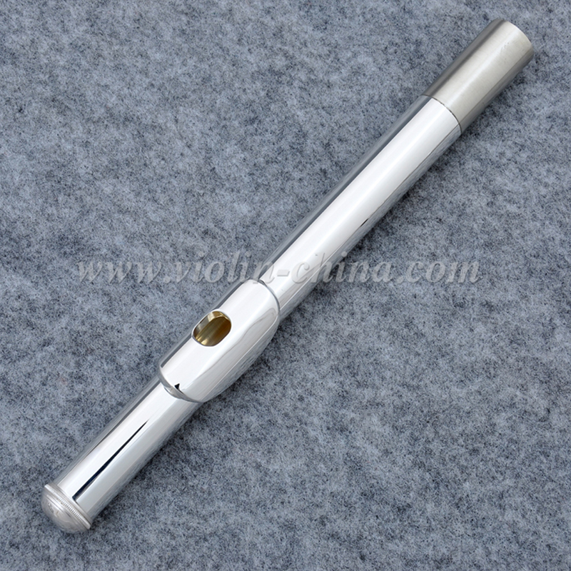 Flauto professionale in cupronichel importato placcato argento a 16 fori chiusi (AFL5509)