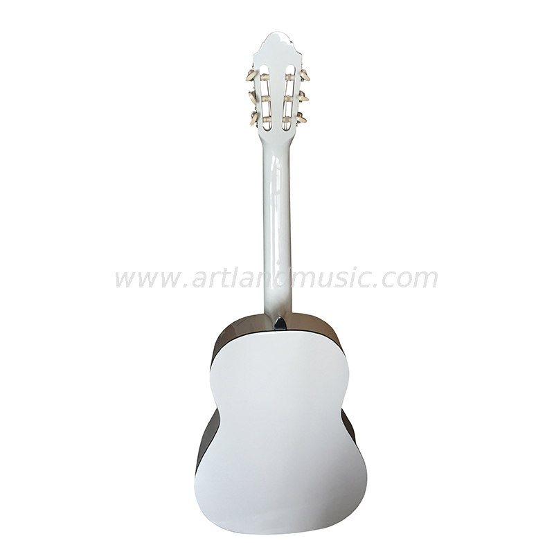 Chitarra classica di colore bianco di prezzi all'ingrosso (CG860WT)