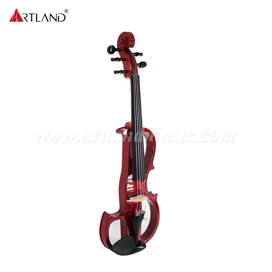 Violino elettrico a corpo solido con custodia, auricolare, arco (EV002-5S)