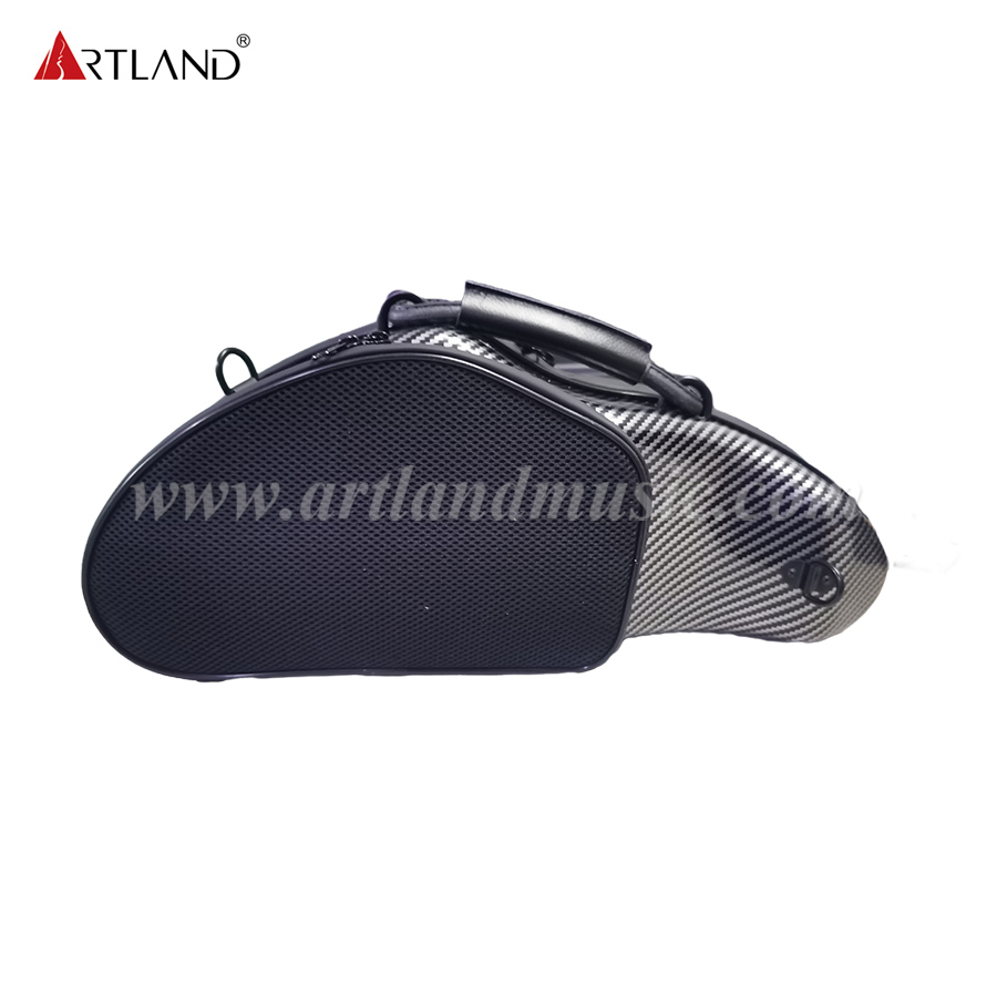 Custodia per sassofono soprano curvo in composito di carbonio e pacchetto di accessori