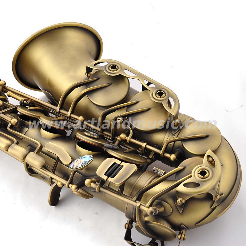Sassofono contralto antico con finitura color bronzo (AAS6511)