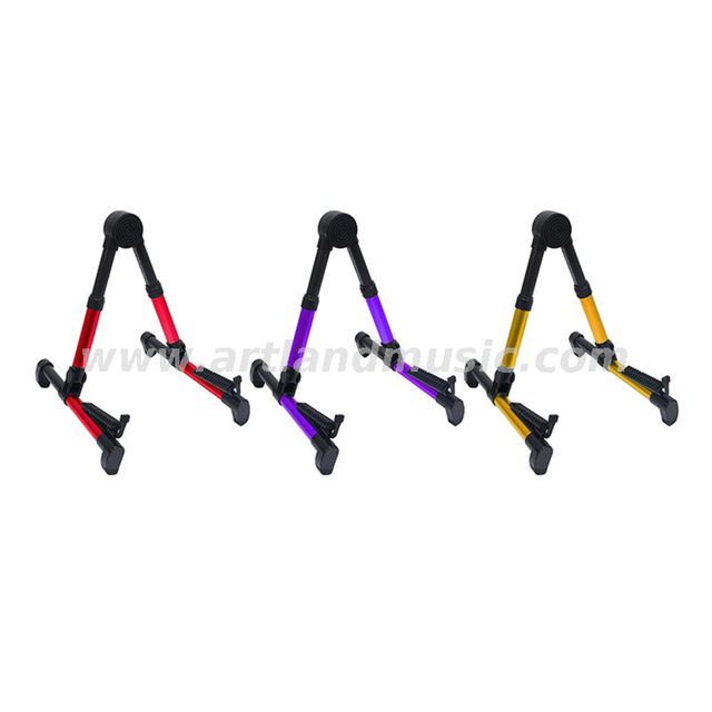 Supporto per chitarra folk pieghevole supporto per chitarra verticale supporto per chitarra pieghevole telescopico（AGS-20）