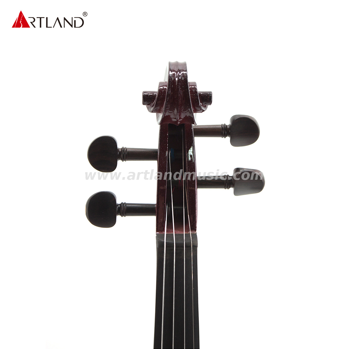 Violino elettrico in tiglio in più colori con arco colorato abbinato (EV003)