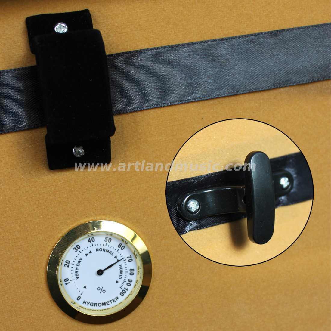 Custodia per violino oblunga in schiuma (SVC103)
