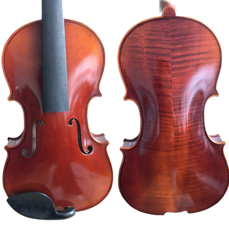 Sono disponibili viola completamente realizzate a mano con raccordo in ebano in diversi colori 