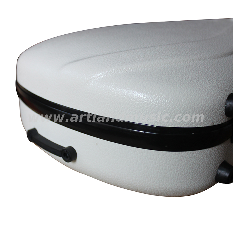 Custodia per violino bianca composita a forma di (SVC003p)