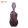 Custodia per violoncello in fibra di carbonio sfumata da blu a viola (CSC602C)