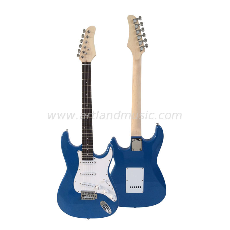 Chitarra elettrica stile Custom St colore blu (EG001)