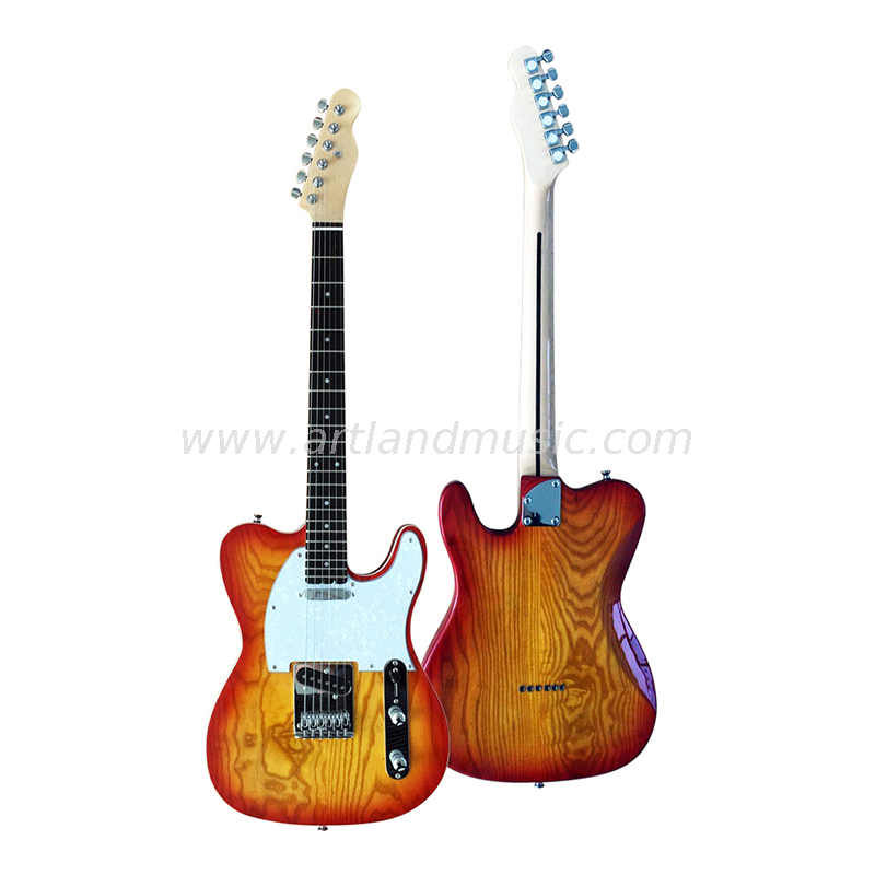 Chitarra elettrica (EG013) Rampa sfumata gialla