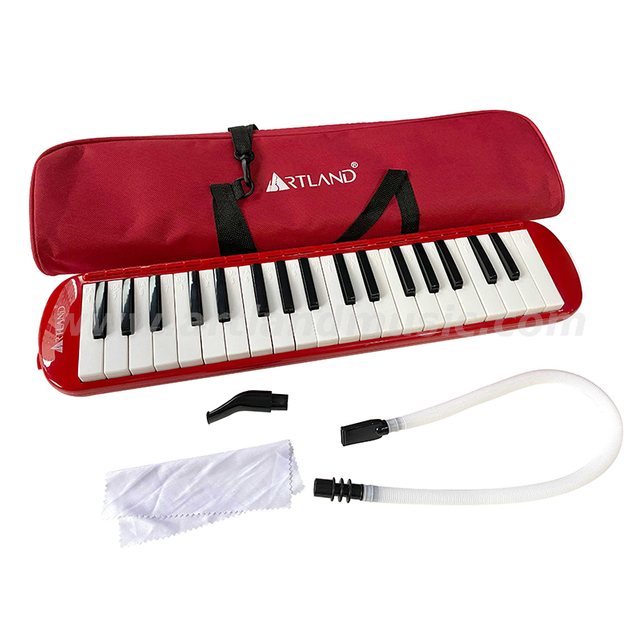 Melodika/Melodica colorata 37 tasti con borsa per il trasporto