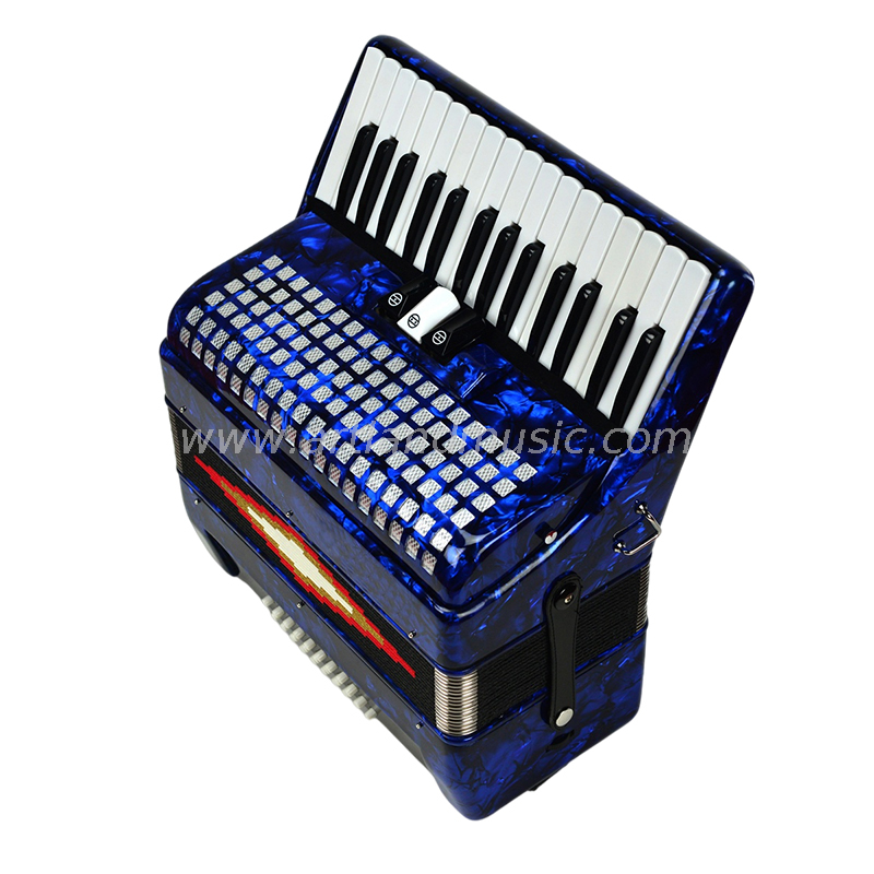 30 tasti 32 bassi fisarmonica a pianoforte blu (AT3032-B) 3 coro