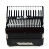 Fisarmonica a piano 34 tasti 48 bassi nera (AT3448) 5 coro