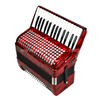 Fisarmonica a piano 30 tasti 48 bassi rossa (AT3048-A) all'ingrosso