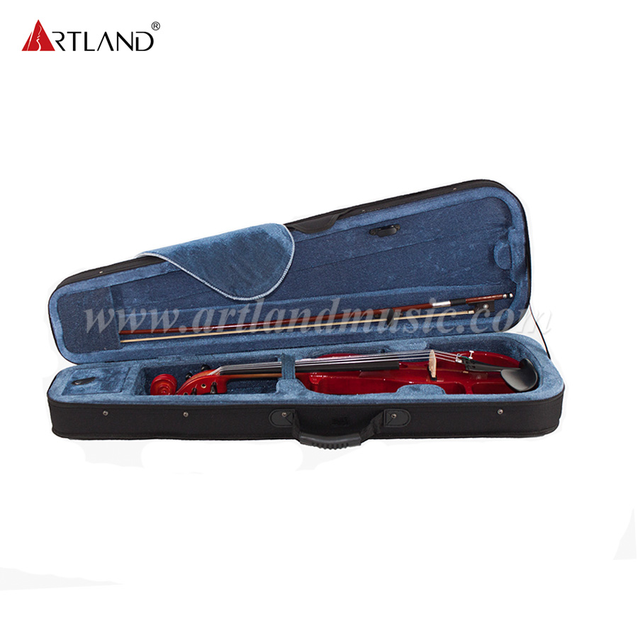 Violino elettrico a corpo solido con custodia, auricolare, arco (EV002-5S)