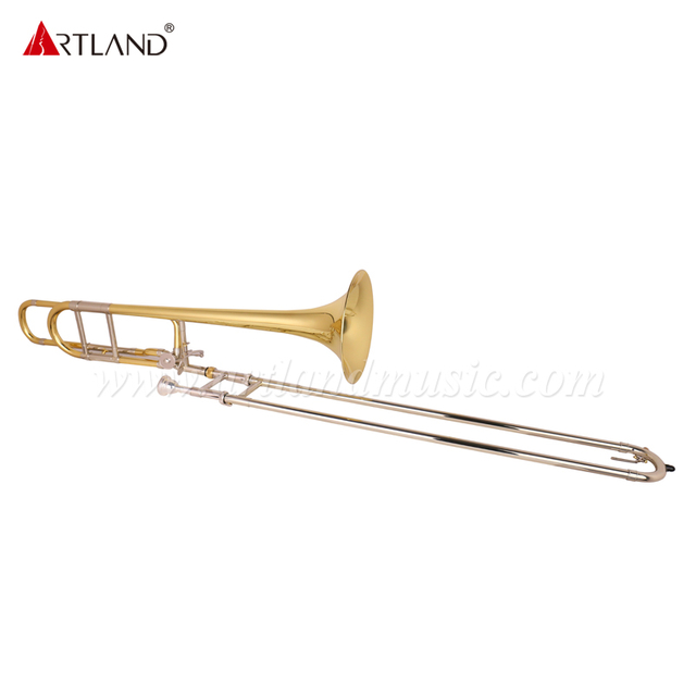 Trombone tenore sib/fa laccato oro (ASL-801)