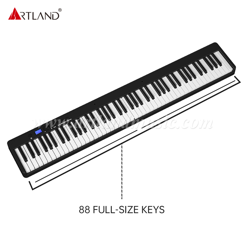 Pianoforte digitale pieghevole Tastiera a 88 tasti, Piano elettrico portatile Bluetooth(ABX20-88)
