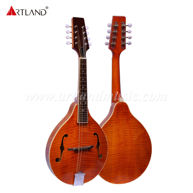 Mandolino in compensato con top in acero fiammato (AM-NA40)