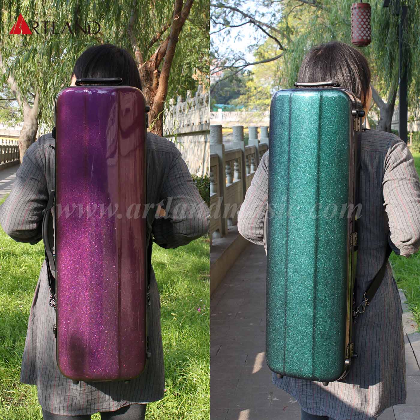 Custodia per violino in colore sfumato (SVC503C)