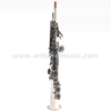 Sassofono soprano professionale placcato argento con chiave Sib (ASS6507S)