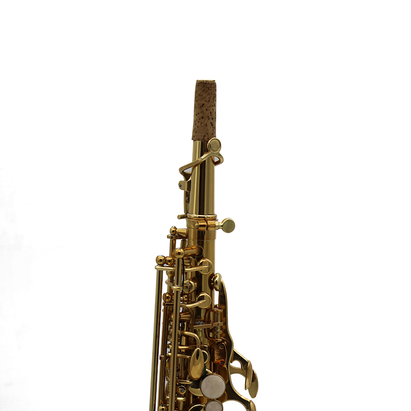 Sassofono soprano modello entry laccato oro, chiave in Sib （ASS3505G）