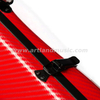  Custodia per violino leggero triangolare in fibra di carbonio rossa (SVC002P)
