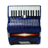 30 tasti 32 bassi fisarmonica a pianoforte blu (AT3032-B) 3 coro
