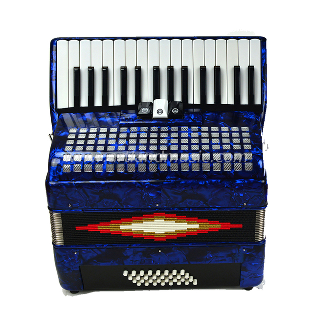 30 tasti 32 bassi fisarmonica a pianoforte blu (AT3032-B) 3 coro