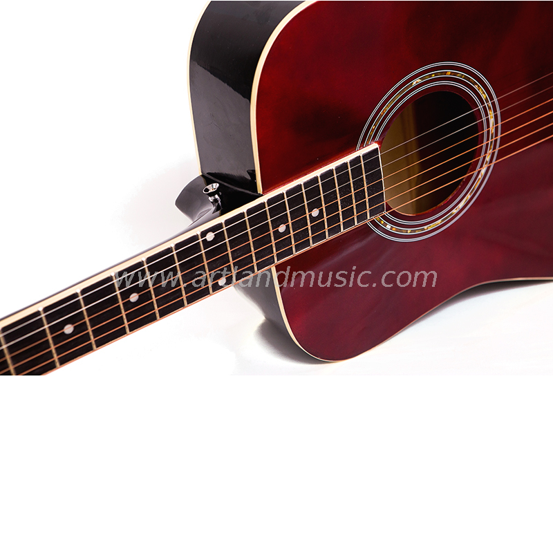 Chitarra acustica con fondo e fasce in tiglio (AG4110)