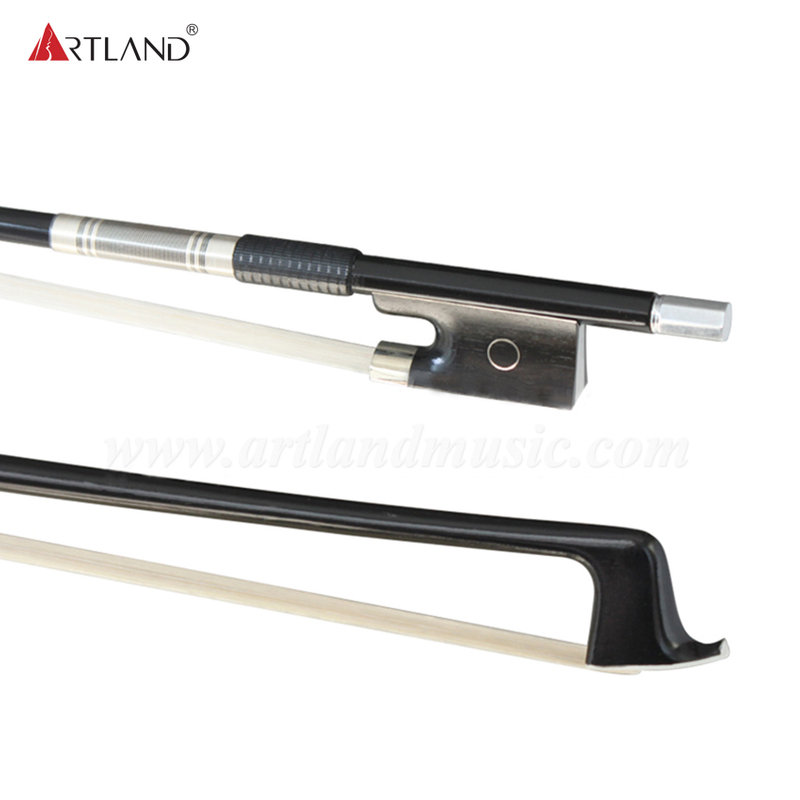 Arco per violino in fibra di carbonio nero (NB900C)